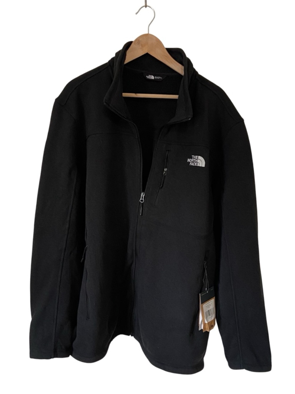 The North Face NET Men’s Fleece Full Zip Black Sweater Jacket Size 3X